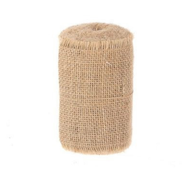 Jutebånd natur 5 meter x 10 cm